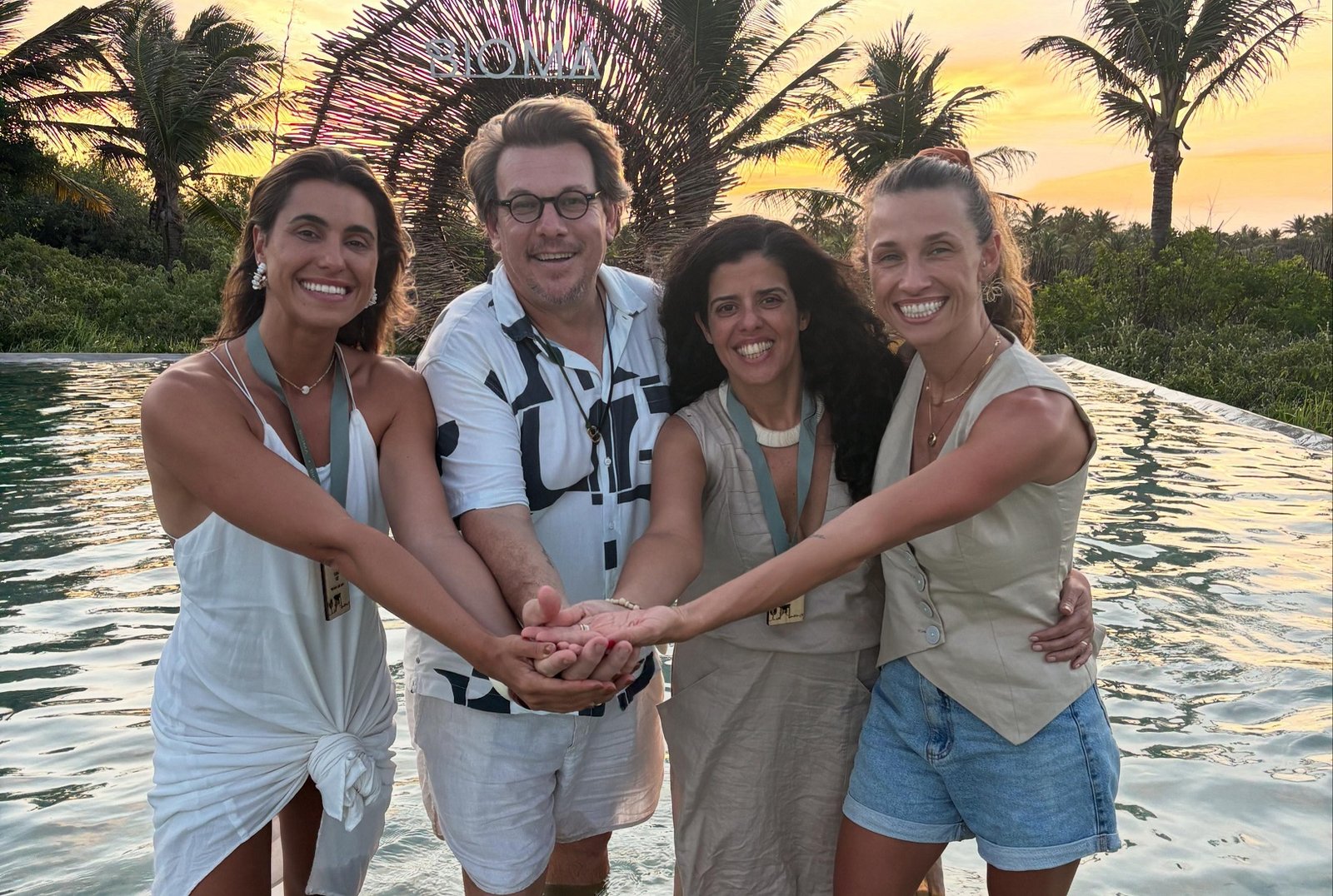 Luiza Gil Itamar Cechetto Cris Dios e Alyssa Rosa Foto Divulgacao