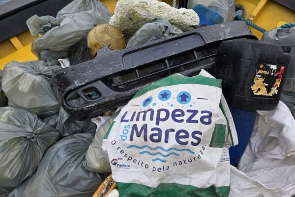 Mais de 900 Kg de lixo foram recolhidos na mais recente etapa do Limpeza dos Mares